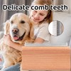Dog Brush for Shedding, 4.33x2.56in Pet Grooming Brush Cat Grooming