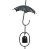 TG,LLC Treasure Gurus Rustic Metal Hanging Rain Umbrella Yard Wind
