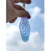 ASVP Shop Vintage Iridescent Angel Number Keyring, Iridescent