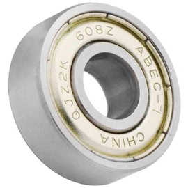 [1-Pack] 608-ZZ ABEC 7 Deep Groove Radial Ball Bearing 0.315 in x 0.866 in x 0.276 in (ID x OD x W) | 8 mm x 22 mm x 7 mm (ID x OD x W) with Double Metal Shield for Skateboard, 3D Printer, Long Board