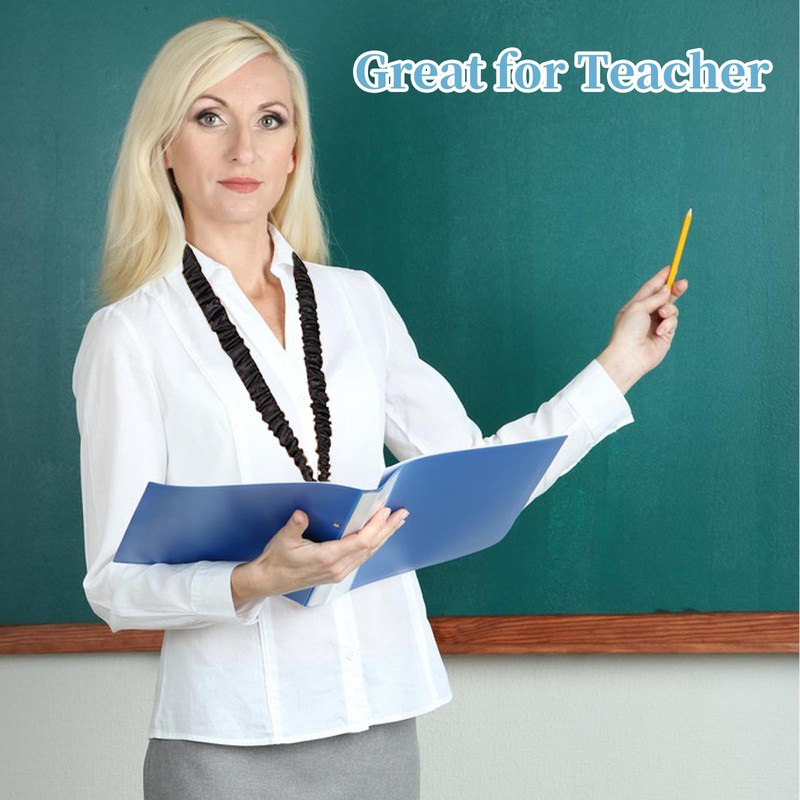 Stretchy Scrunchie Lanyards for ID Badges, Heavy Duty Retractable Badge