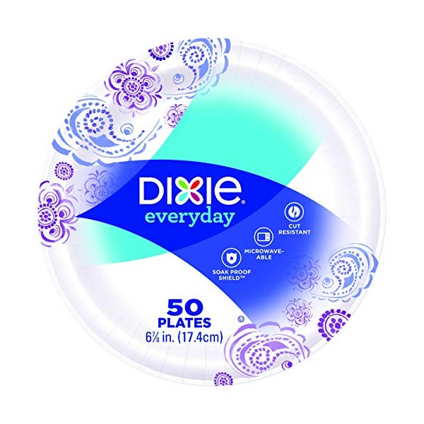 Dixie Heavy Duty Paper Plates (6.875 inch 50 Count)