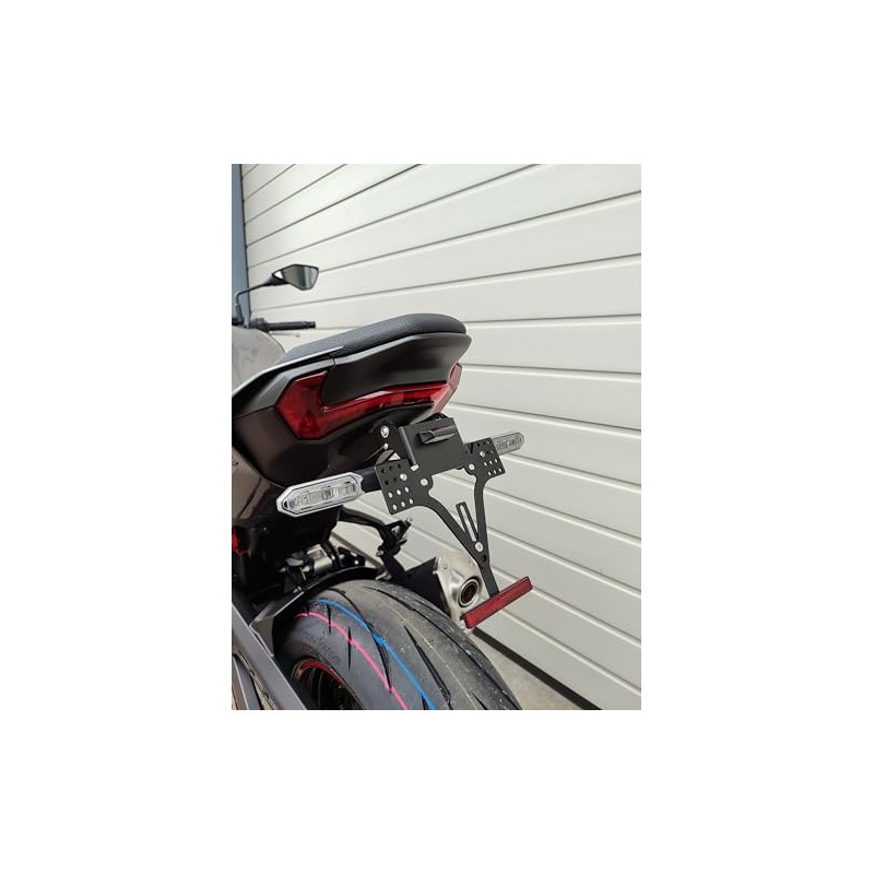 Short License Plate Holder for Kawasaki Z900 from 2025 License