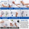 SWAMTIK Suction Cup Soap Dish with 4 Hooks, Stainless Steel