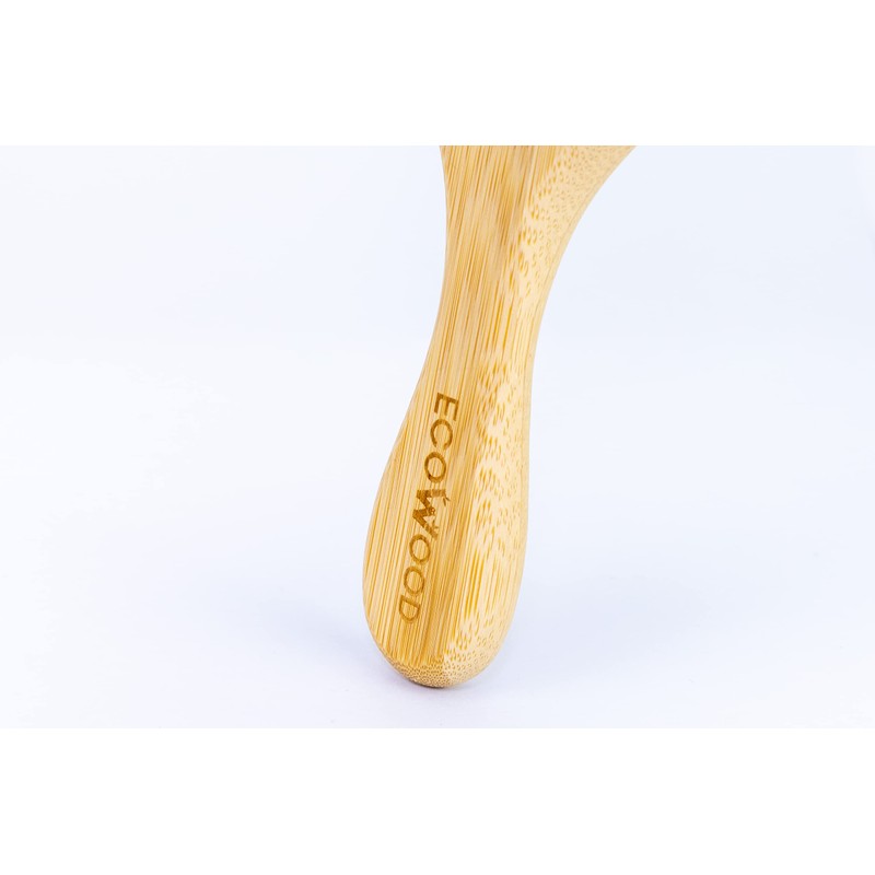 Ecowood Cepillo de Bambú para Todo Tipo de Cabello con