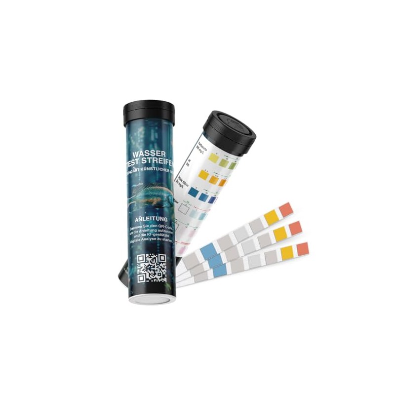 Water Test (6 in 1) with Smartphone Evaluation for Freshwater