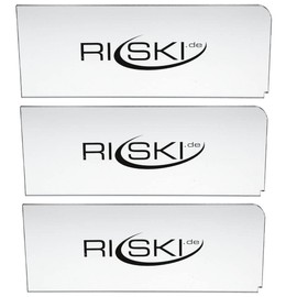 RiSki Ski Blade Plexi Blade 3 mm Set of 3