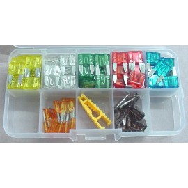 Jurassic Classic Auto Parts 121pc Mini Fuses Stereo Kit 5-30 Amps fits Toyota Wiring Harness Electrical Box
