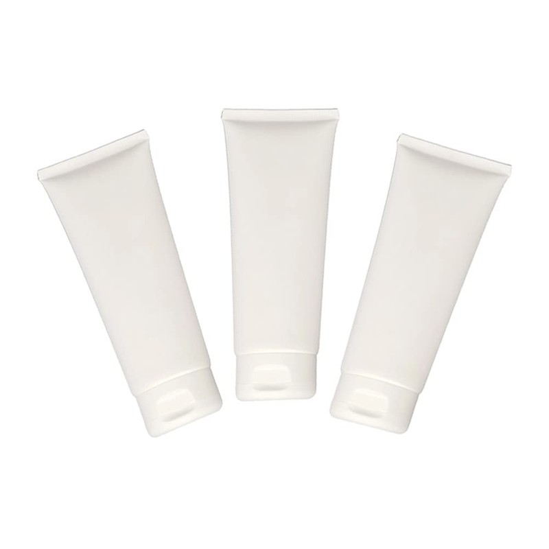 Refillable Empty Plastic Tubes Clear Cosmetic Container Soft Plastic Tube