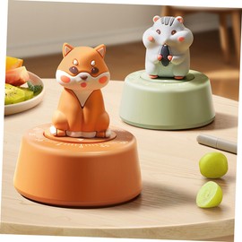 BIUDECO Cooking Timer Loud Alarm Cartoon Design Mechanical Timer for Kitchen for Cooking Baking Random Style