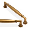 Asimerdeco 10 Pack Antique Brass Cabinet Pulls 5 Inch(128mm) Kitchen