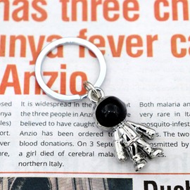 Elechobby Astronaut Keychain,Spaceman Keyring - Creative Metal Spaceship Key Chain, Car Key Chain Accessory Backpack Charms (Silver)