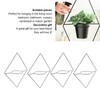 4Pcs Hanging Flower Basket Holder Metal Iron Hanging Plant Flower