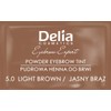 Delia Cosmetics - Powder Eyebrow Tint - LIGHT BROWN -