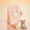 Pack of 2 Puzzle Cat Necklace, Friendship Necklace, BFF Chains