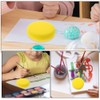 SEWACC 16pcs Sponges for Art Round Design Easy to Clean