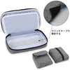 Luxja 血糖値測定器収納ポーチ グレー