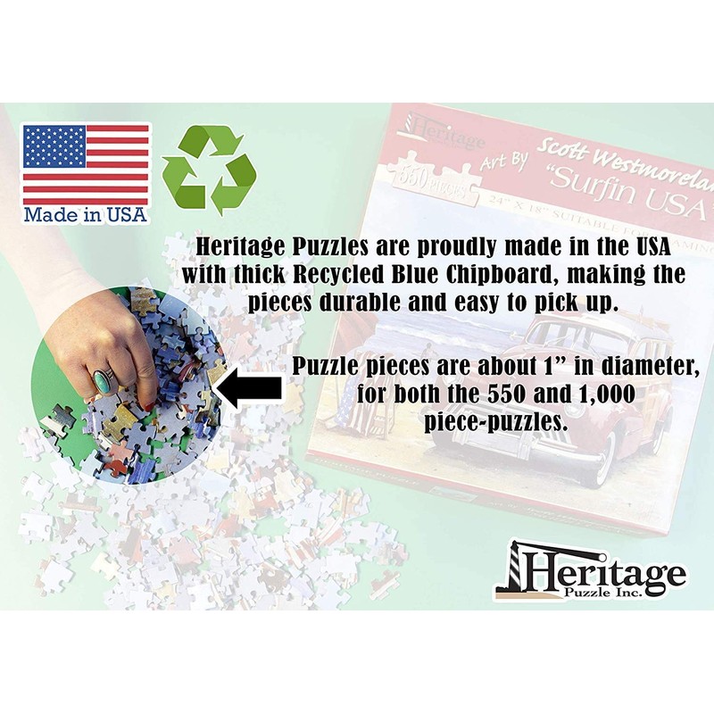 Heritage Great Lakes Jigsaw Puzzle - 1000 Pieces - Nautical