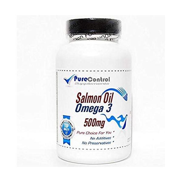 Salmon Oil Omega 3 500mg // 200 Capsules // Pure