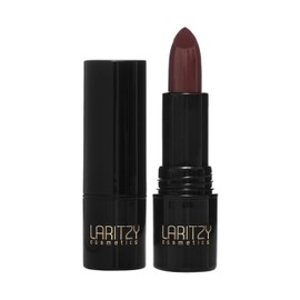 LARITZY COSMETICS Cream Lipstick – Hydrating Long-Lasting Satin Finish – 3.5 g (0.12 oz) (Eggplant)