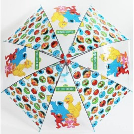 SD Paraguas Transparente Colores Sombrilla Niños Infantil
