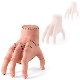 Halloween Animatronics Thing Hand Decorations, Sound Activated Wednesday Crawling Hand with Creepy Sound Scary Walking Zombie Hands for Indoor Outdoor Yard Halloween Party Decor Haunted House Props