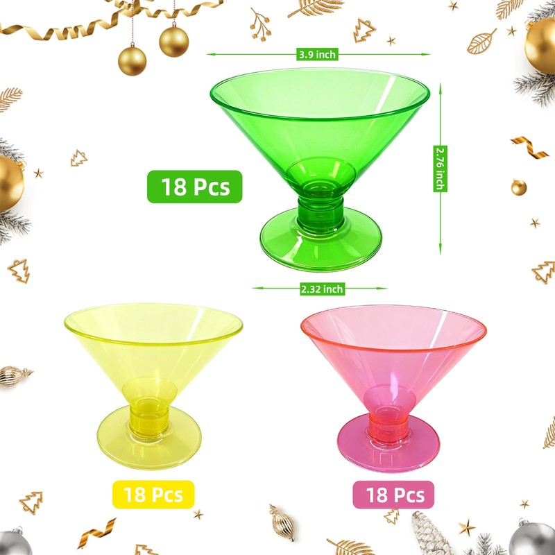 Neon Glow Party Supplies Glow in the Dark Disposable Plastic