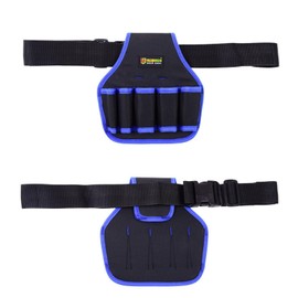 Tool Bags, Tool Belt, Multi-Purpose Tool Bag, Canvas Tool Bag, Electrician Tool Bag, Organiser for Electricians, Electricians Bag, Tool Organiser (Blue)