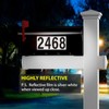 1.5 Inch Adhesive Numbers for Mailbox, Reflective Mailbox Number Stickers