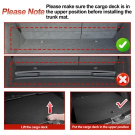 Cargo Liner Compatible with Honda CRV 2025 2024 2023 (Include Hybrid): TTX LIGHTING Back Seat Protectors and Trunk Mat All-Weather TPE Backrest Mats Cargo Mat CR-V Accessories (Fit Upper Deck Only)