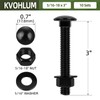10 Sets 5/16-18 x 3" Carriage Bolt Kit, Round Head