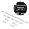 16pcs/Set Air Conditioner Button Switch Cover Silver Replacement for Jaguar
