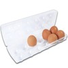 Egg Box Plastic Transparent 27 x 9 cm