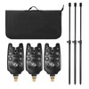 Fishing Bite Alarms Fishing Bankstick Set with Padded Fishing Tool