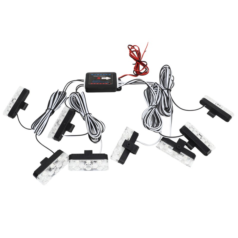 12V Car Emergency Strobe Lights Bright Illumination 24 LED Lights