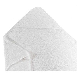 Babies Only Super-Soft Hooded Baby Towel - White…
