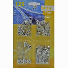 A1SONIC® 100+ Safety PINS Pack Assorted Sizes Small Medium Large Sewing Crafts Box