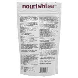 nourishtea - yummy chai, organic premium loose leaf black tea, medium-caffeine, high in anti-oxidants, spicy indulgence, 110g (pack of 1)