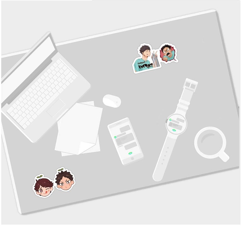 Anime Haikyuu Stickers 100pcs Waterproof Vinyl Stickers for Kids Teens