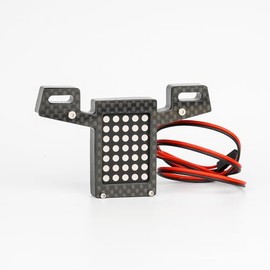 Nylon Taillight Lights Kit for Arrma 6S 1/8 TyphonV4 V5 TLR,Kraton V5 V6 EXB,Notorious V5 V6,Outcast EXB,Durable Rear Light Lamp Upgrade Set,RC Car Taillight LED Light Set Lamp Bar for Arrma 6S