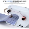 Portable Mini Electric Sewing Machine, Double Threading, Suitable for Curtains