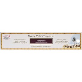 New Patchouli, 10 Extra Quality Incense Sticks, Ecocert, Bio, Natural Incense Company, Flower D'Orient