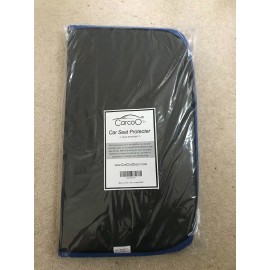 CarCoo Car Seat Protector Non-Slip Under Baby/Child Car Seat Protector Black/Blu