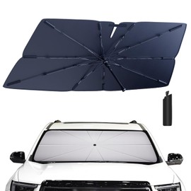 Windshield Sun Shade Umbrella: Custom Fit for GMC-Acadia-2017-2025 - Front Window Sunshade Heat Insulation - Shield UV and Heat