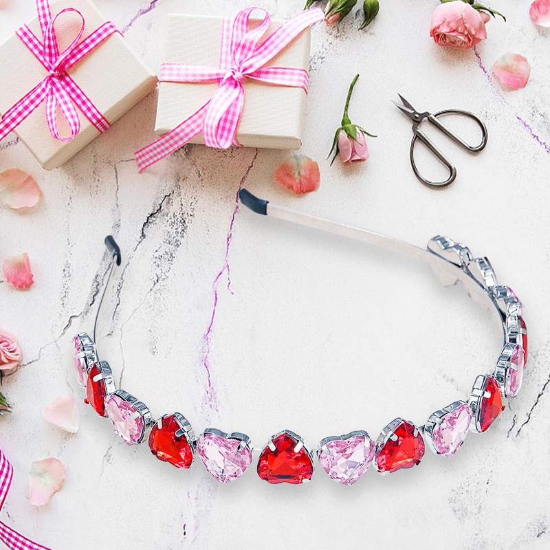 hhdatc Valentines Day Heart Head Boppers Headbands for Party Props
