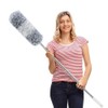 DELUX Microfiber Feather Duster Extendable Duster with 100 inches Extra