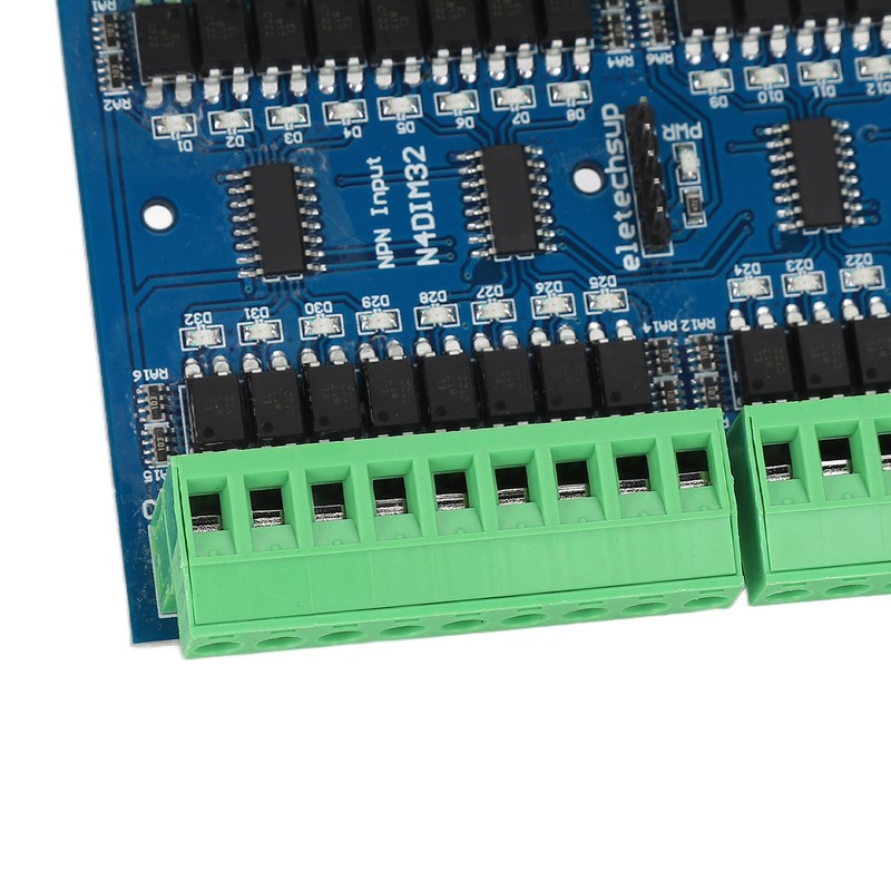 RS485 Input Controller 32 Channel DIN Rail Isolated PLC Switch