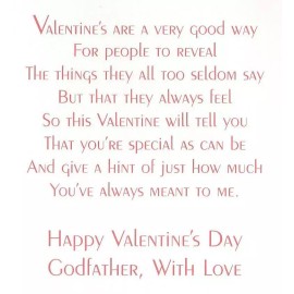 Magic Moments For You Godfather On Valentine's Day (V)