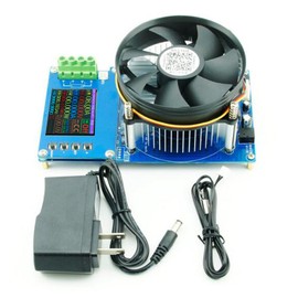 KKnoon 150W 20A Adjustable Constant Current Electronic Load 2.4inch TFT Color Display 4 Working Modes USB Lithium Battery Capacity Monitor Tester Discharge Meter