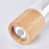Manual Pepper Grinder Multifunctional Efficient Grinding Oak Patchwork Acrylic Pepper